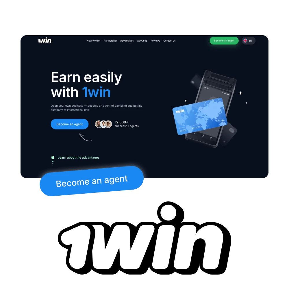 Earning money is simple with 1Win Cash Agent.
