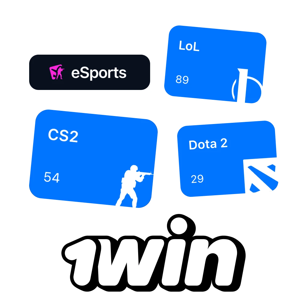Enjoy top eSports events on the 1Win official website.