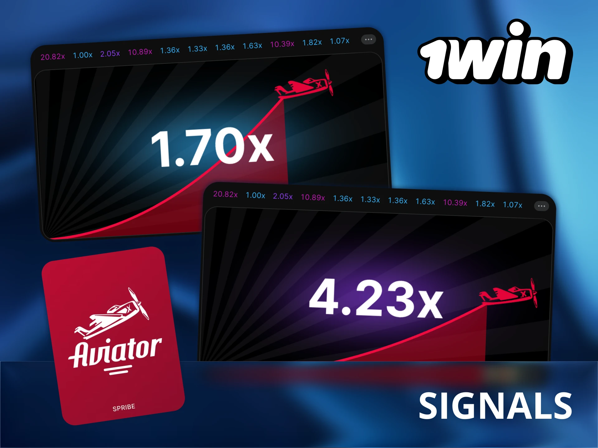 You can't predict the result of 1Win Aviator game.