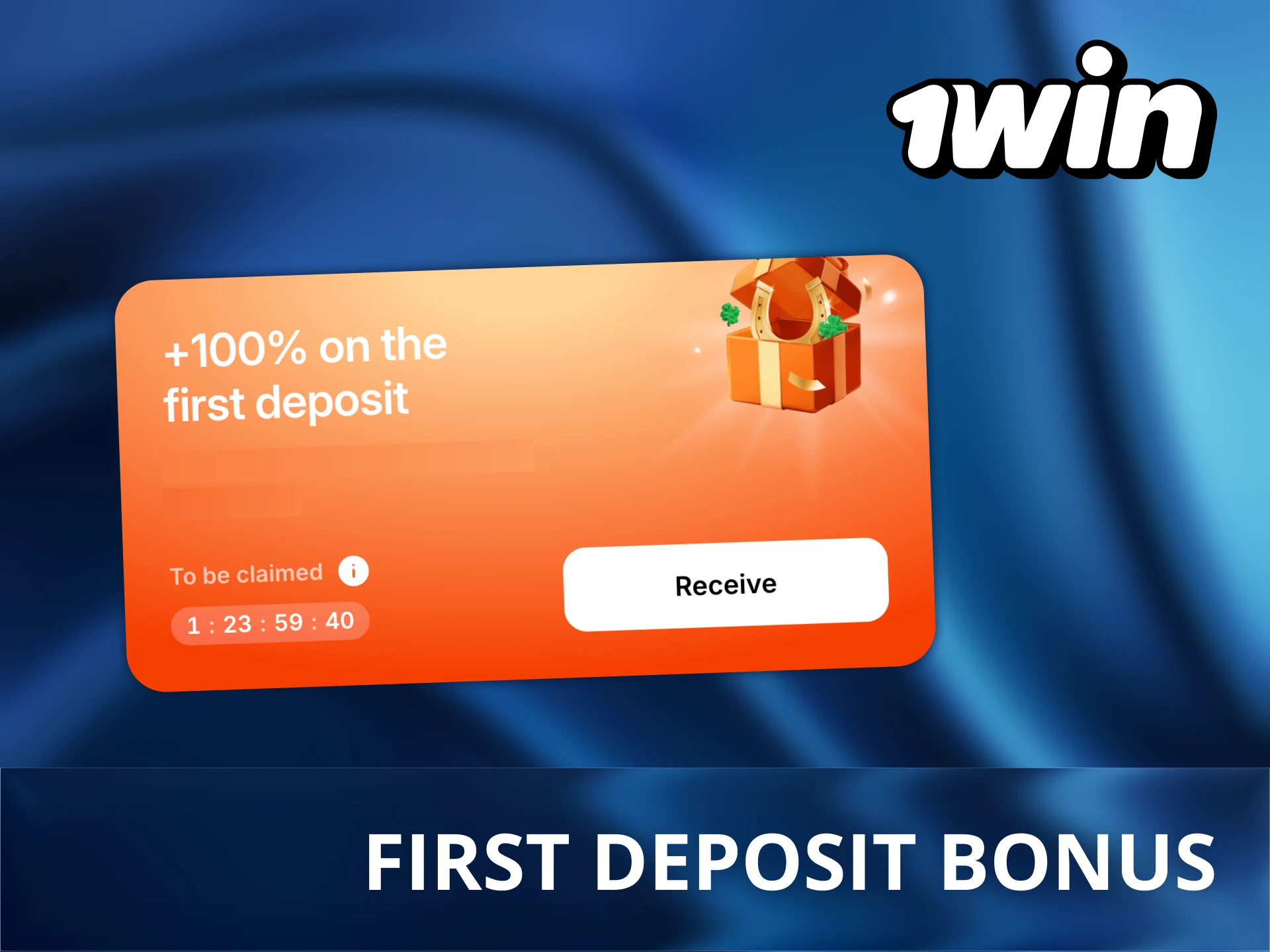 1Win platform offers you first deposit bonus.