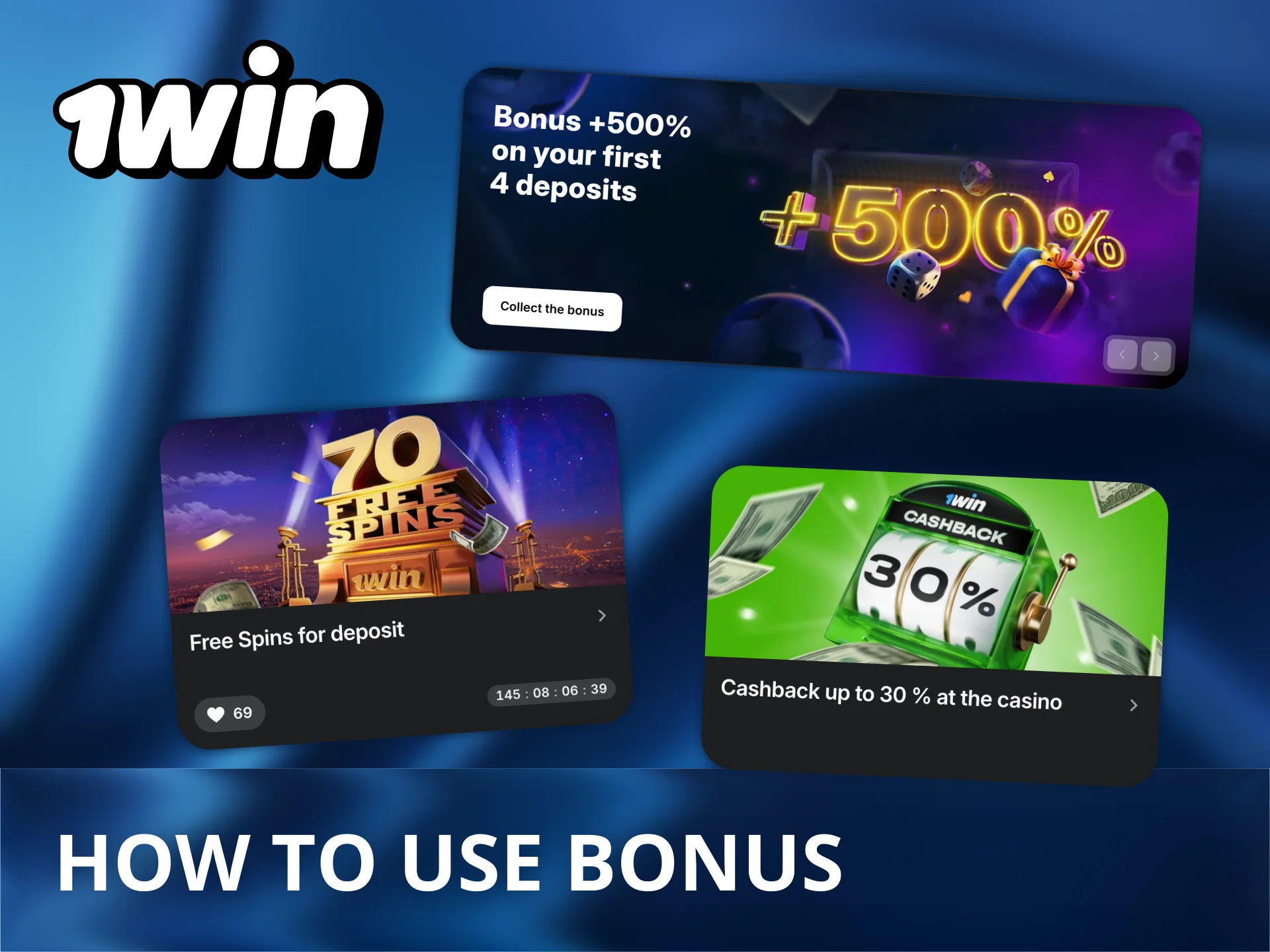 Boost your casino playtime with 1Win several bonus options.