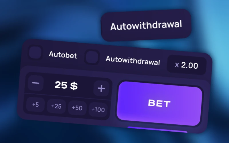 Set your bet to automatically withdraw in Lucky Jet 1Win.