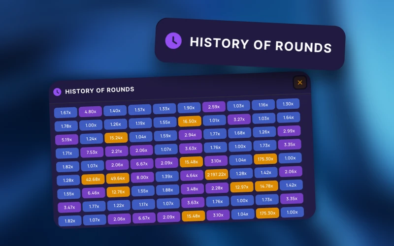 Use statistics section at 1Win Lucky Jet game.