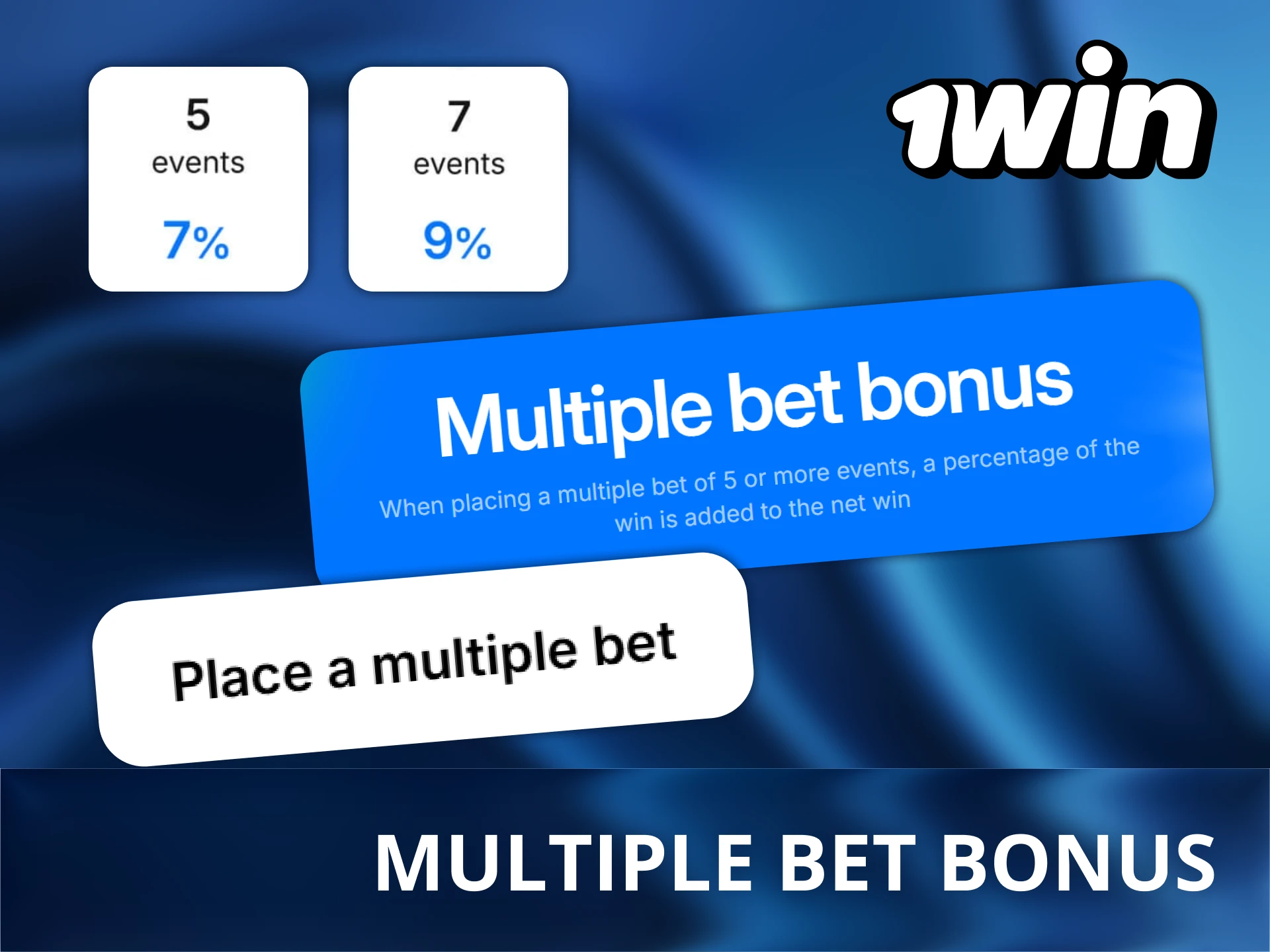 Boost your by stacking multiple events into one bet and unlocking an extra bonus on your total payout at 1Win.