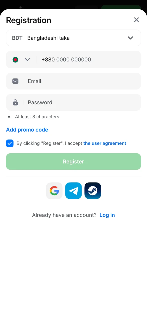 Register your 1win account quickly using email or phone.