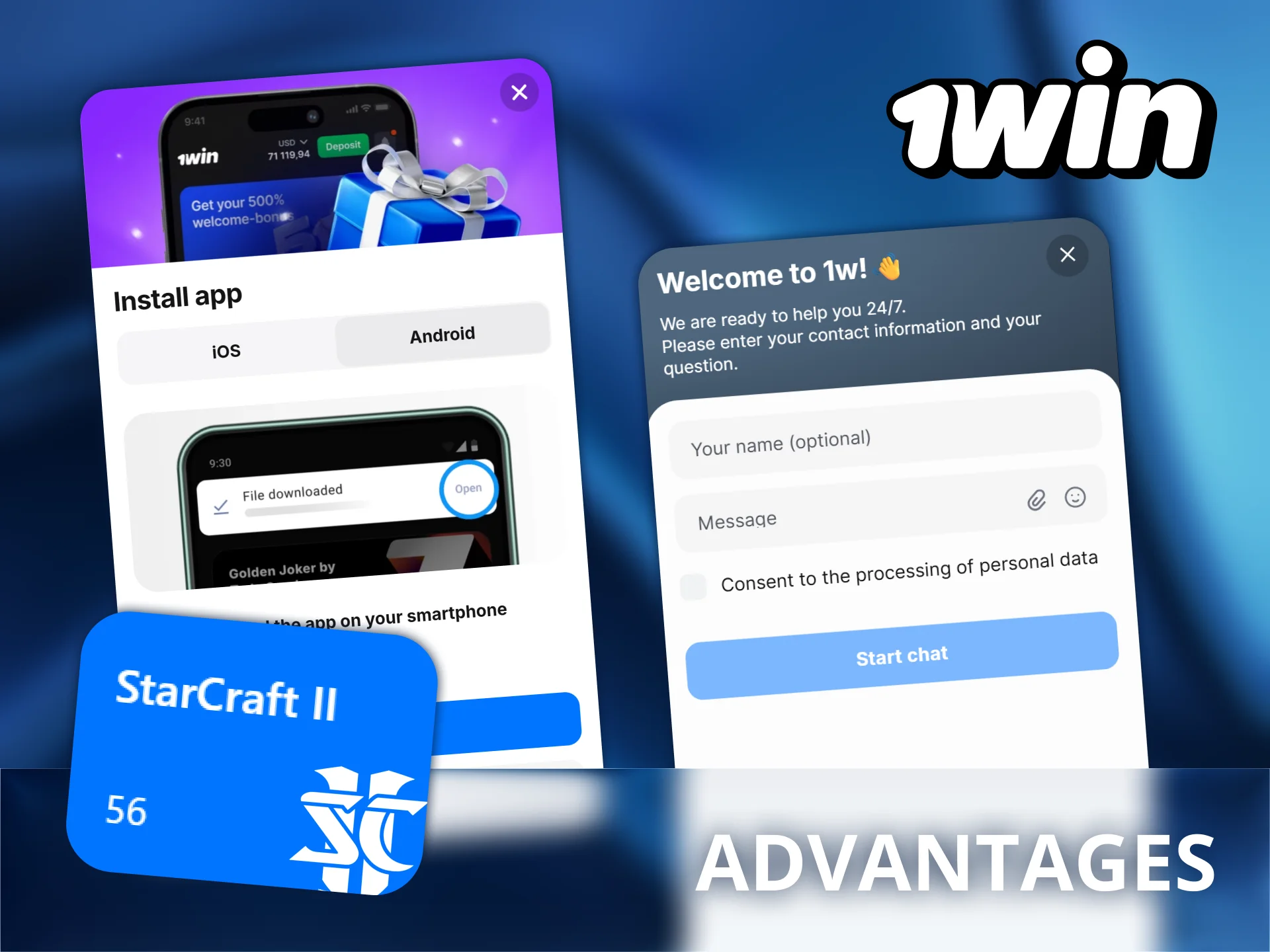 Enjoy fast payouts, local BDT payments, and top odds for StarCraft II at 1Win.