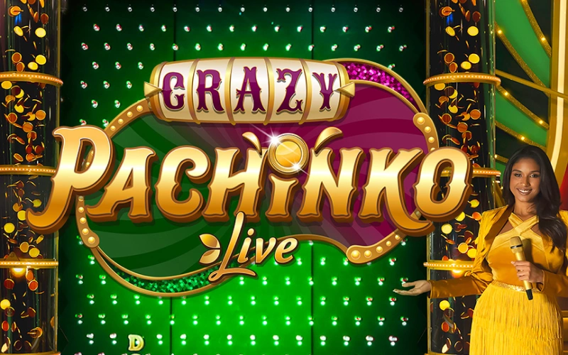 Drop the puck and win big in Crazy Pachinko live slots at 1Win.