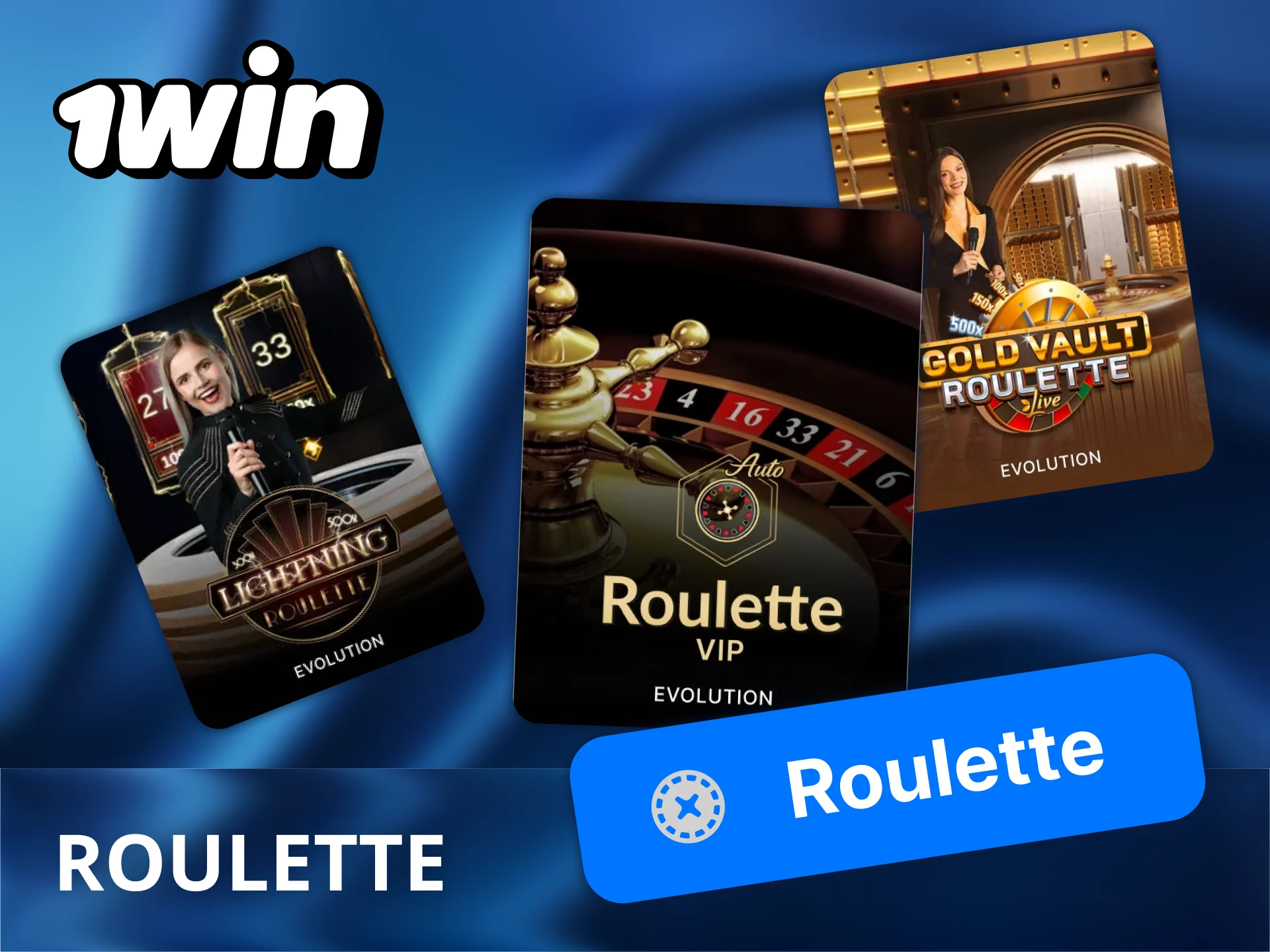 Spin the wheel and win big with live roulette games at 1Win.