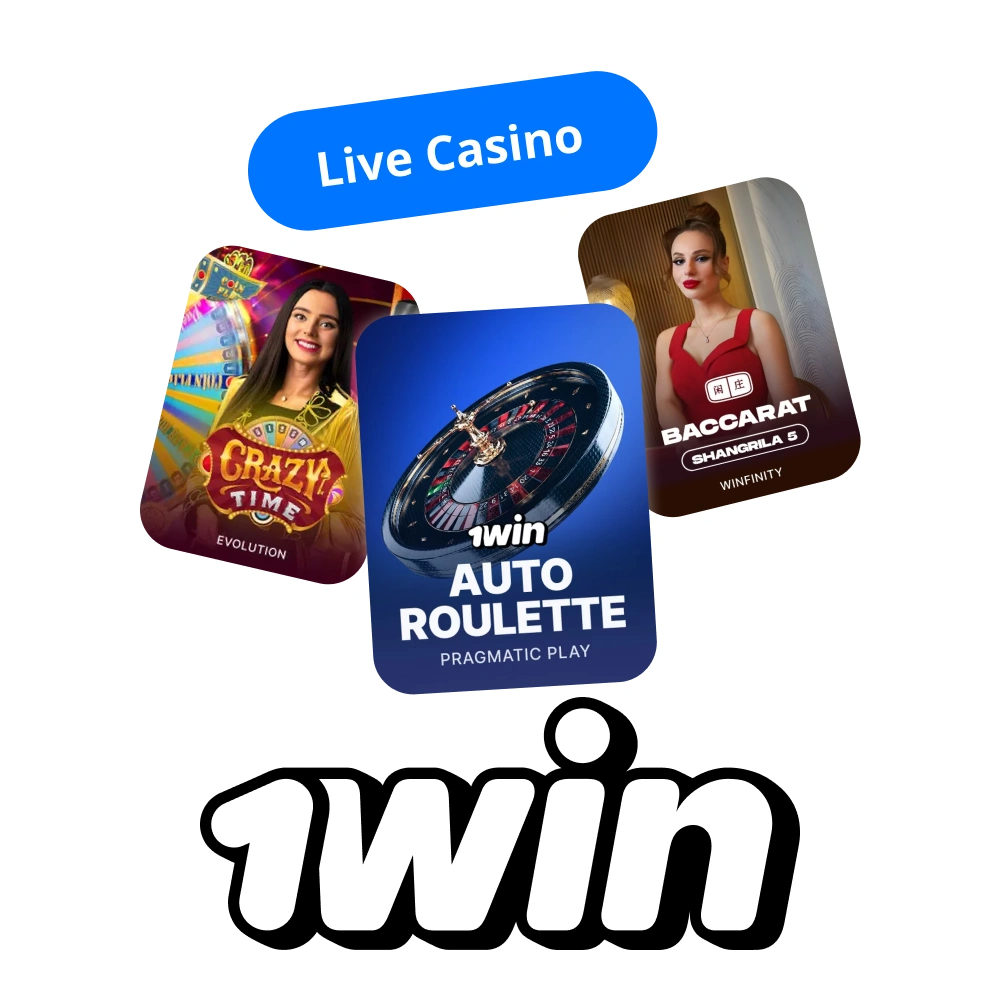 Explore the best selection of live dealer games available at 1Win casino.